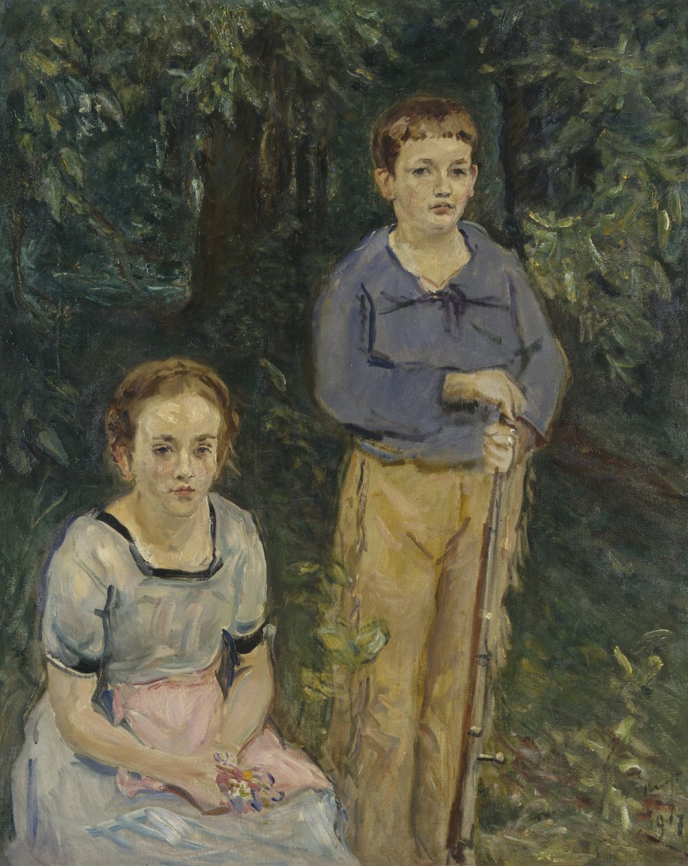 Nina e Wolfgang Slevogt de Max Slevogt