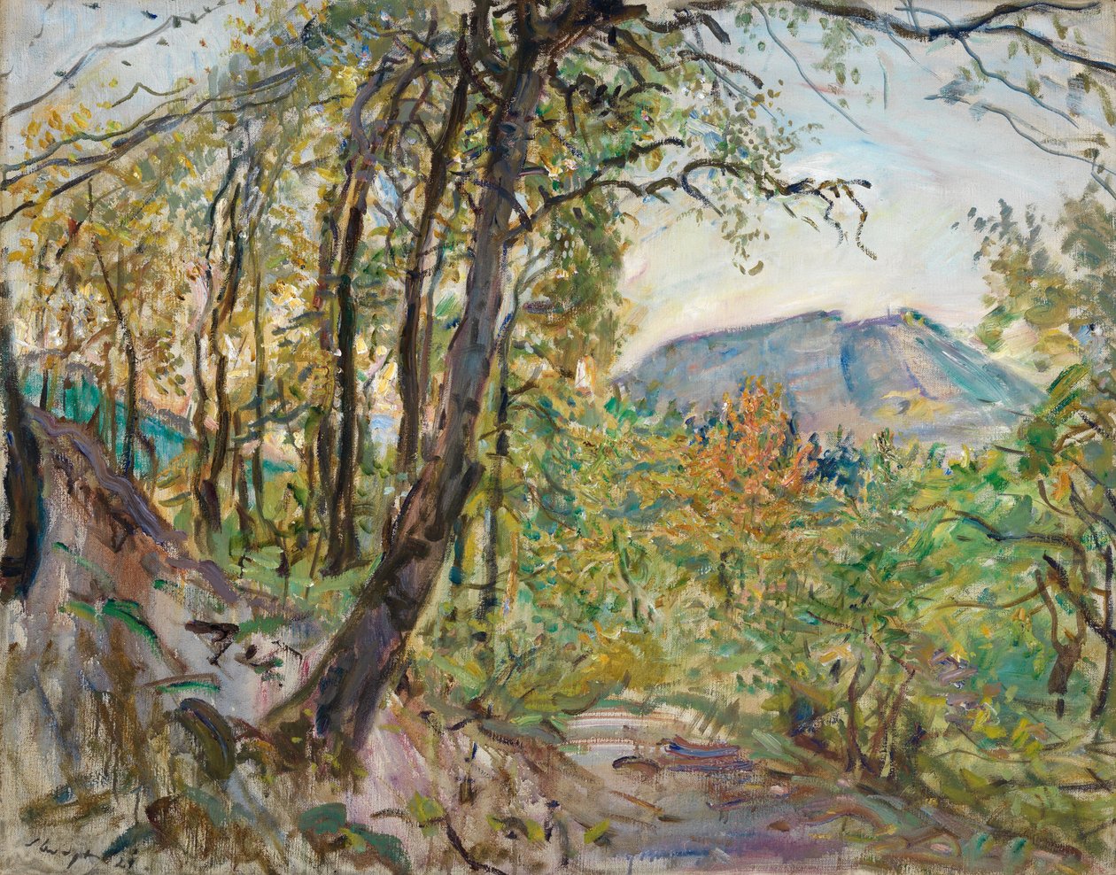 Paisagem do Palatinado de Max Slevogt