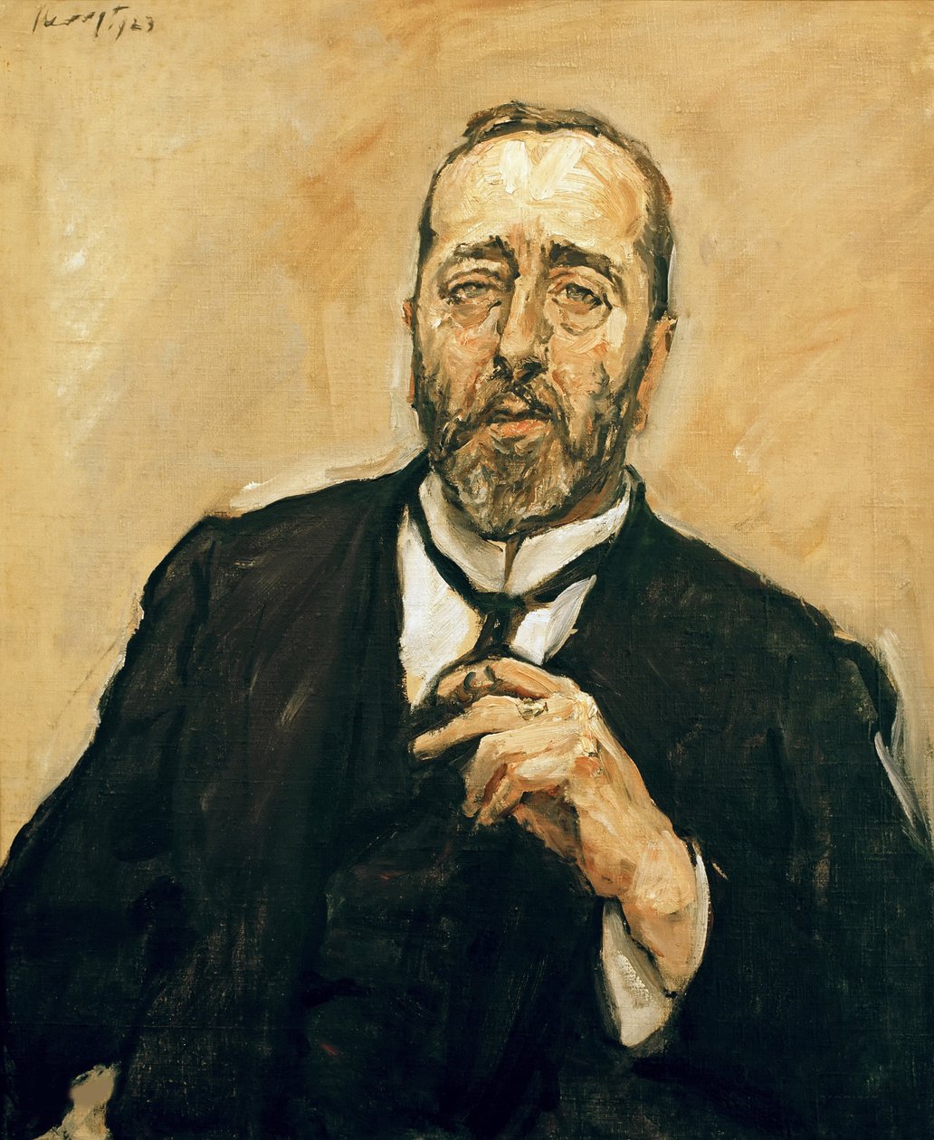 Retrato de Bernhard Dernburg 1865-1937, 1923. de Max Slevogt