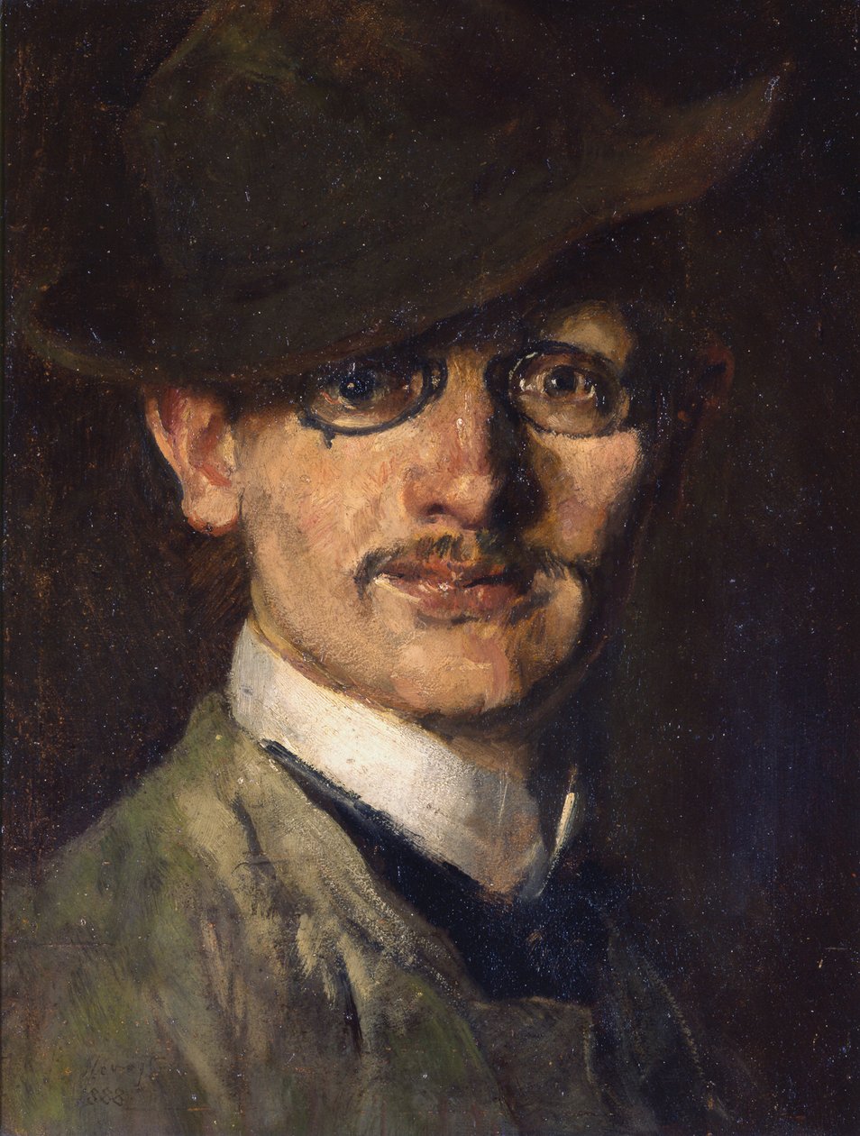 Autorretrato de Max Slevogt