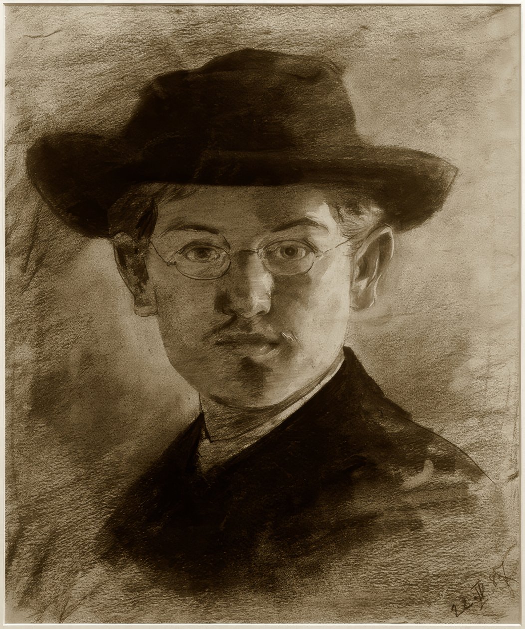 Auto-retrato com chapéu de Max Slevogt
