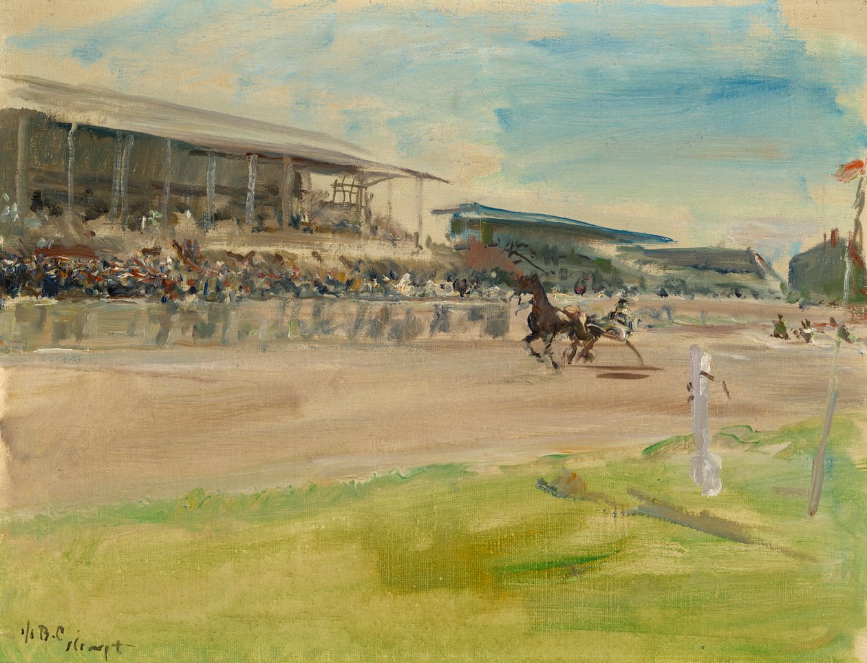 Corrida de trote em Ruhleben de Max Slevogt