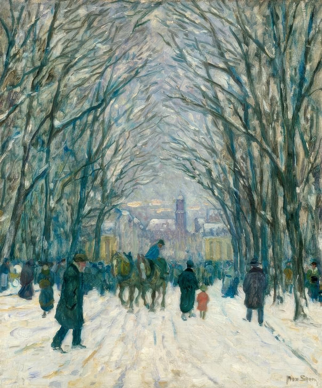 Ratinger Gate no inverno de Max Stern