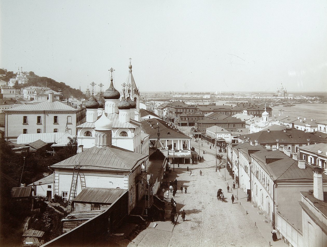 A Igreja da Natividade de João, o Precursor, Nizhny Novgorod, Rússia, 1896 de Maxim Dmitriev