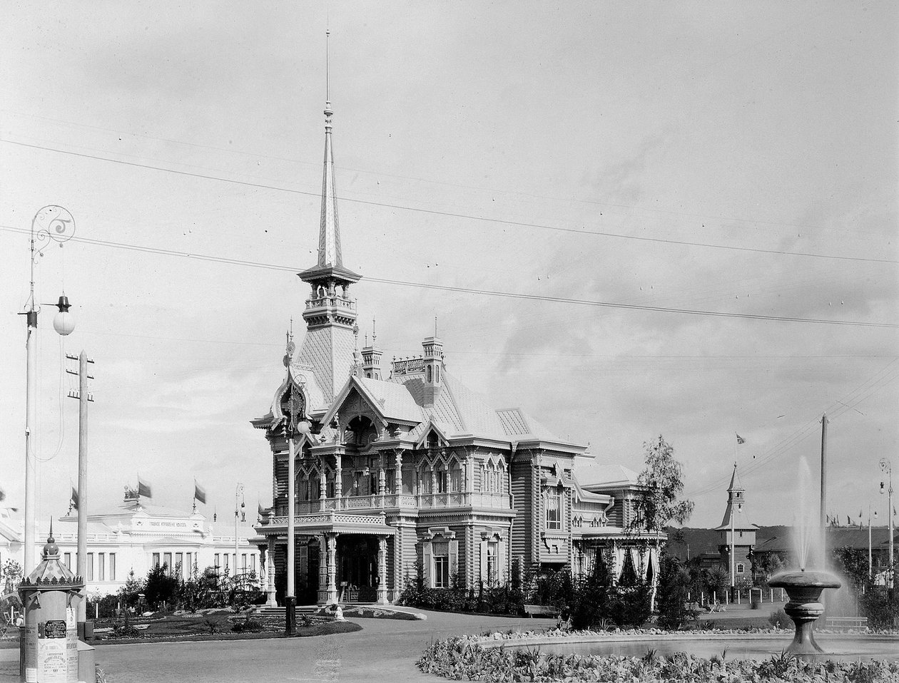 Pavilhão dos Czares, Exposição de Toda a Rússia, Nizhny Novgorod, Rússia, 1896. de Maxim Dmitriev