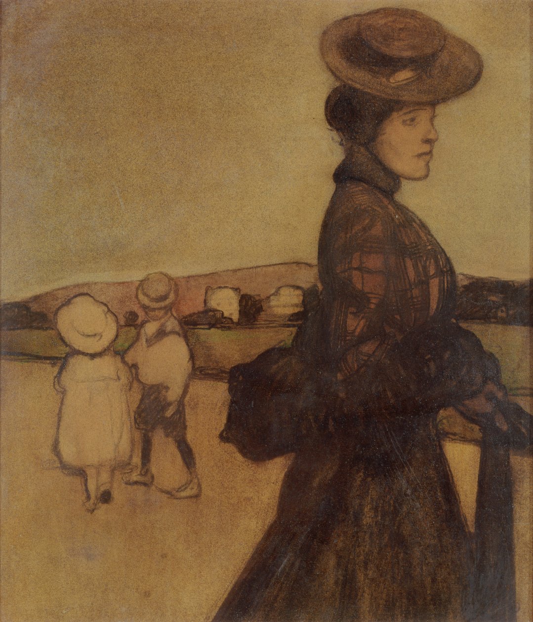 The Governess, 1901 de Maxime Pierre Jules Dethomas