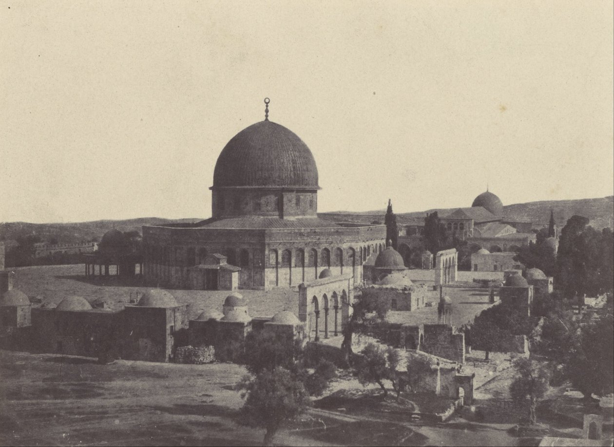 Palestina. Jerusalém. Mesquita de Omar de Maxime Du Camp