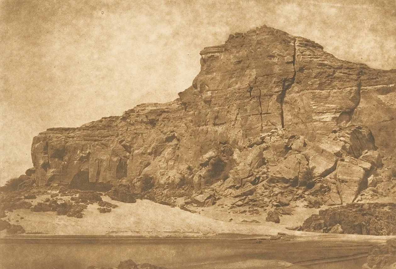 Djebel-Aboucir - Margem Esquerda da Segunda Catarata, 25 de março de 1850. de Maxime Du Camp