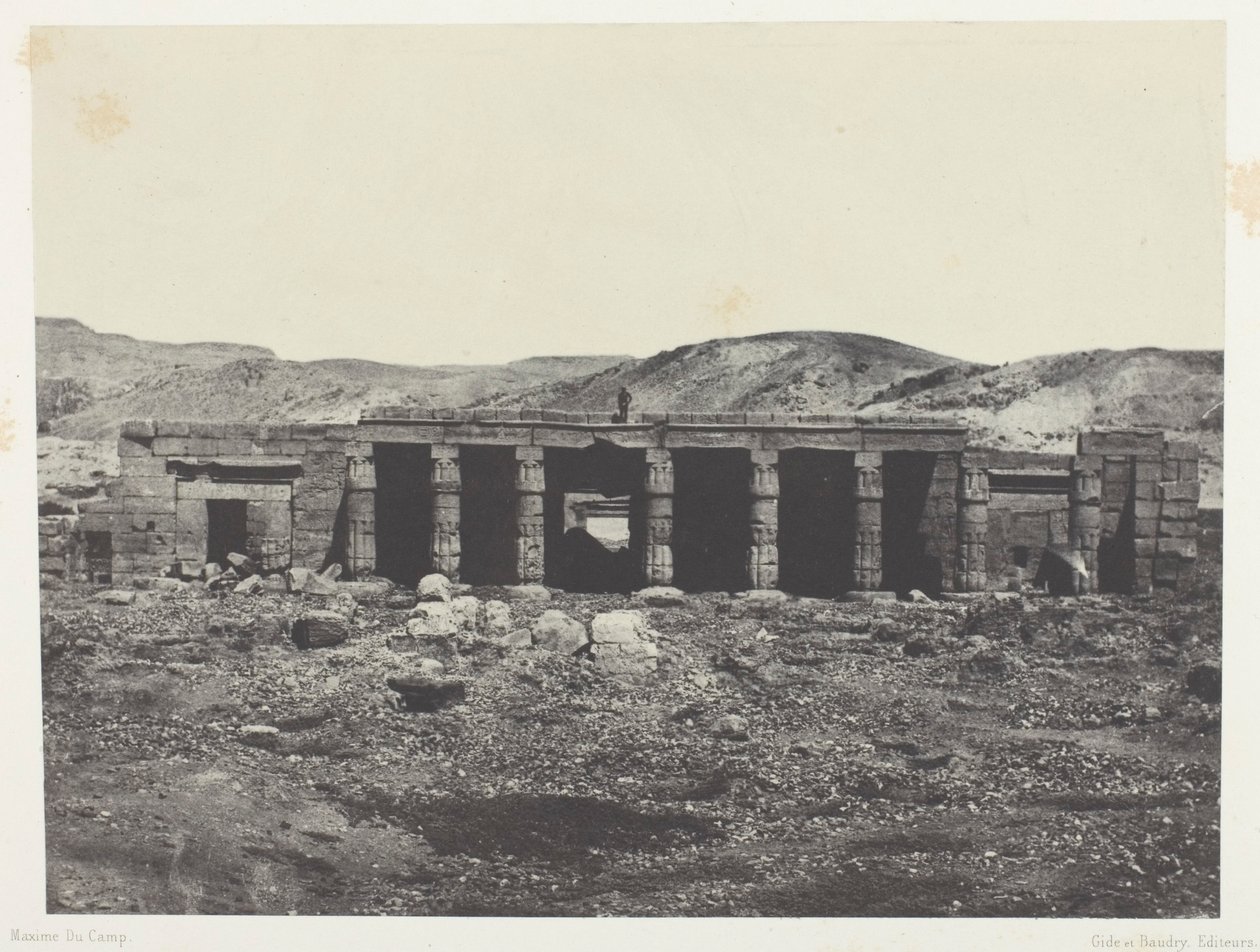 Gournah, Palácio de Menephta 1º; Tebas de Maxime Du Camp