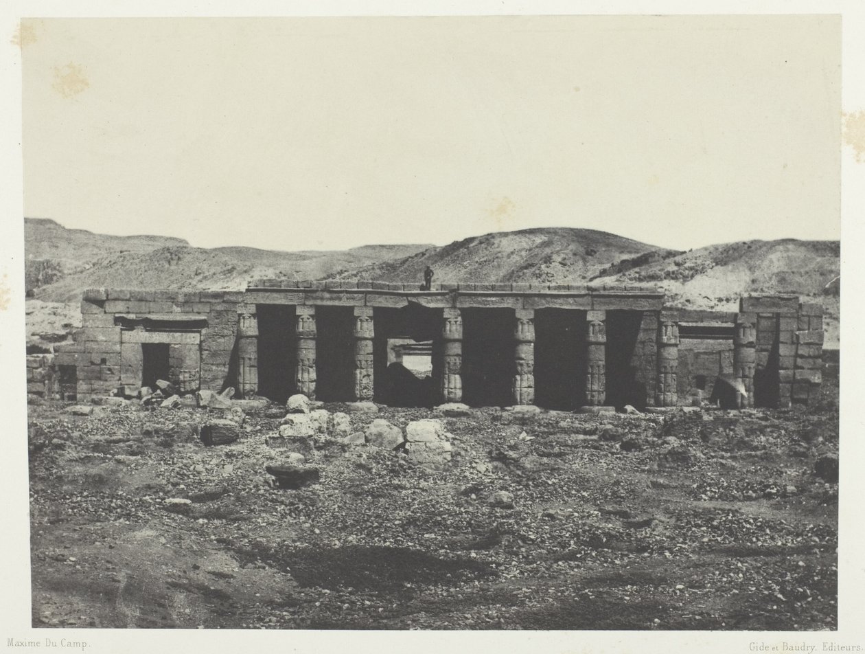 Gournah, Palácio de Menephta 1º; Tebas de Maxime Du Camp
