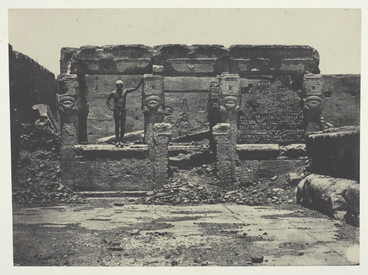 Grande Templo de Dendera (Teutyres), Alto Egito de Maxime Du Camp