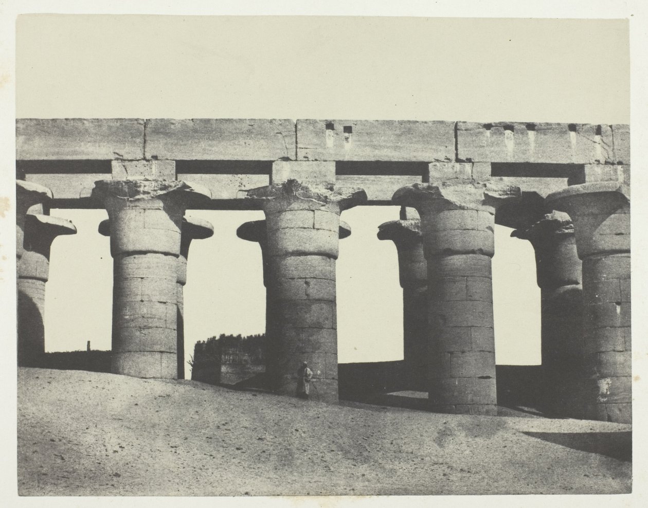 Luxor, Grande Colunata do Palácio; Tebas de Maxime Du Camp