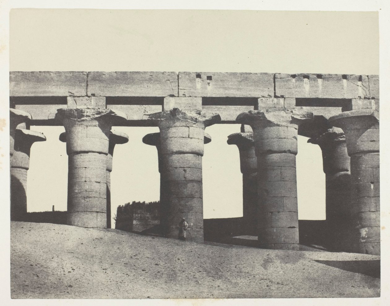 Luxor, Grande Colunata do Palácio; Tebas de Maxime Du Camp