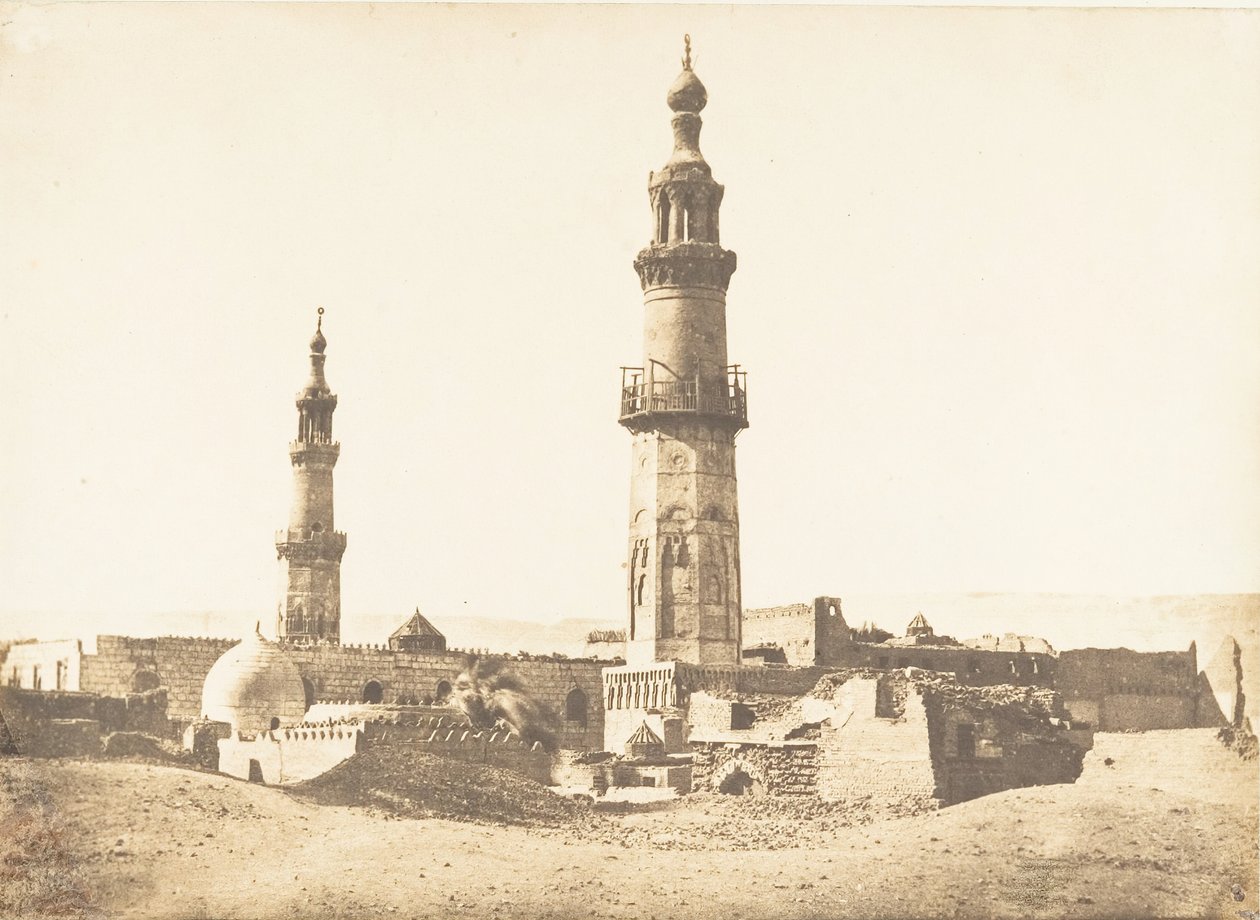 Mesquita de Ali-Bey, em Girgeh, 1849-50. de Maxime Du Camp