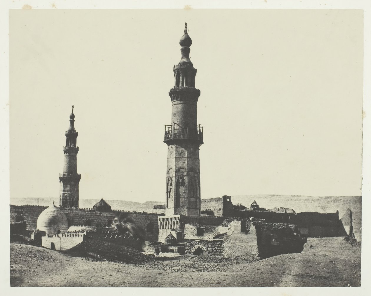 Mesquita de Aly-Bey, Girgeh, Alto Egito, 184951, impressa em 1852. de Maxime Du Camp