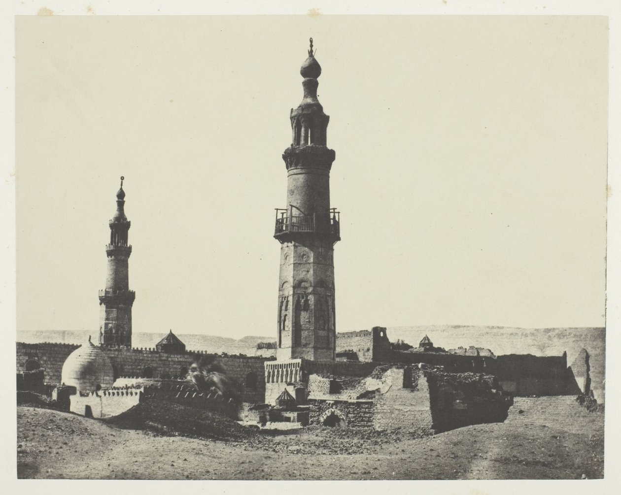Mesquita de Aly-Bey, Girgeh, Alto Egito, chapa 15 do álbum "Egypte, Nubie, Palestine et Syrie" (1852) de Maxime Du Camp