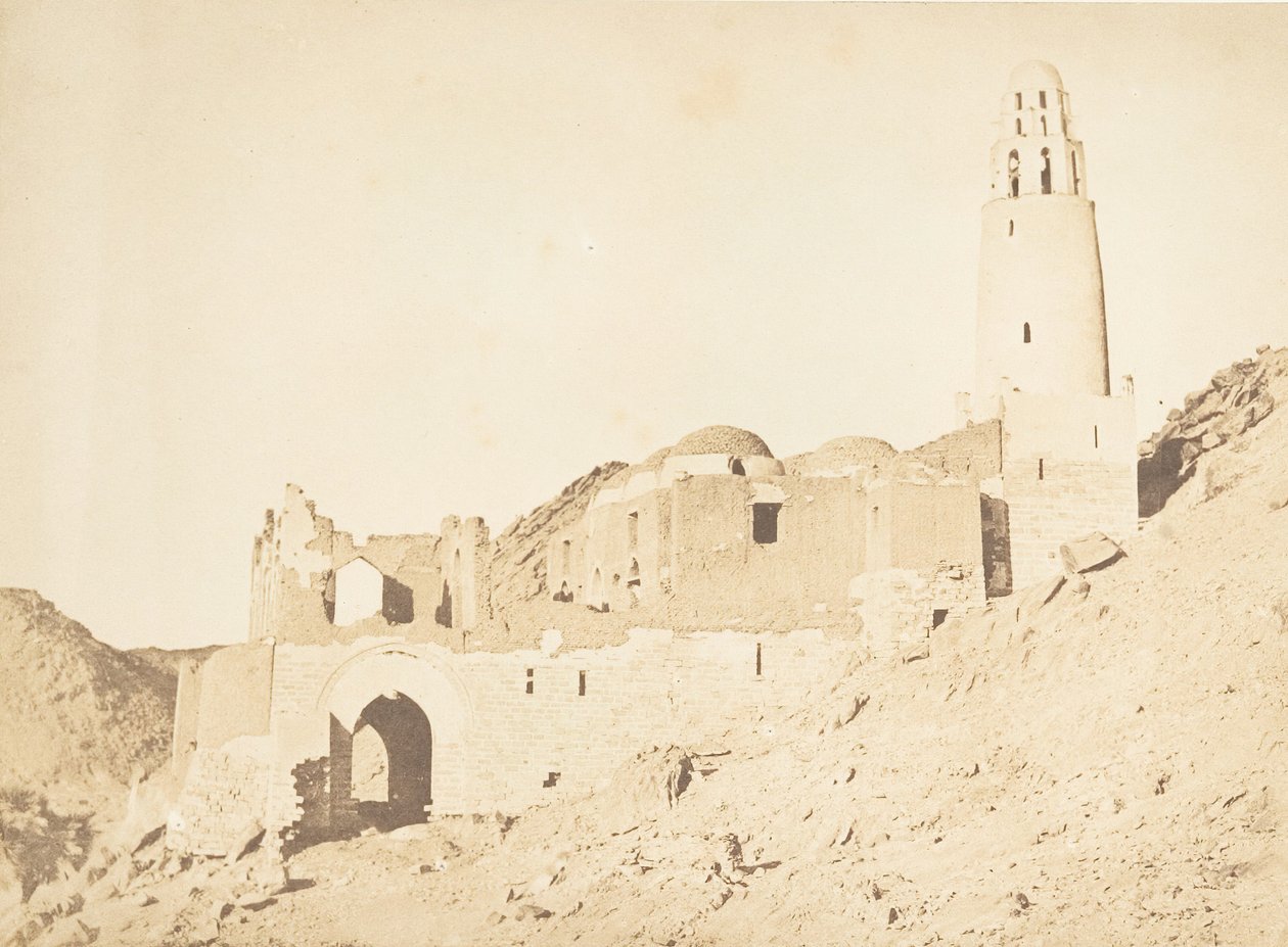 Mesquita de Belal, a sul de Philae Right Bank, 11 de Abril de 1850. de Maxime Du Camp