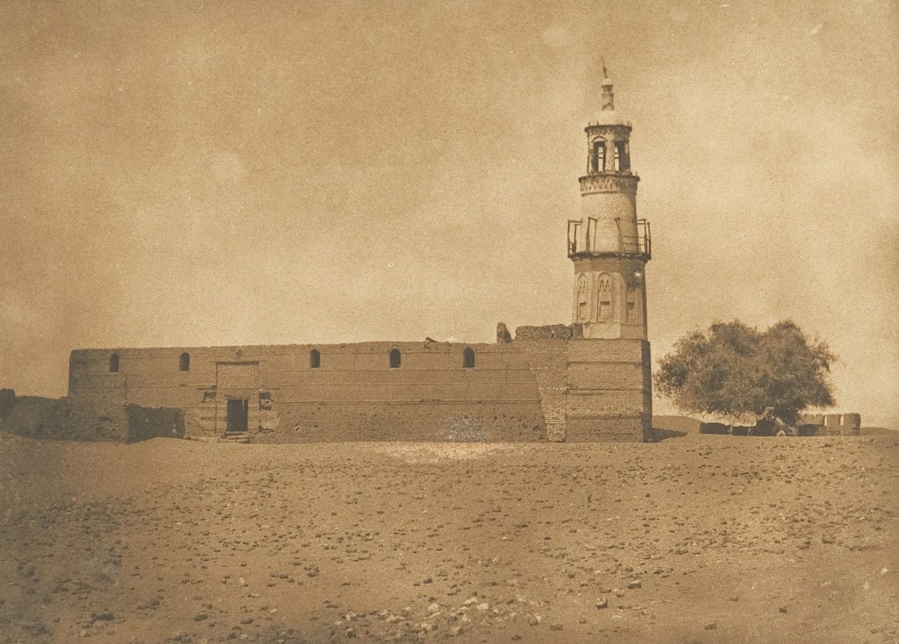 Mesquita de Haou Diospolis parva, 1849-50. de Maxime Du Camp