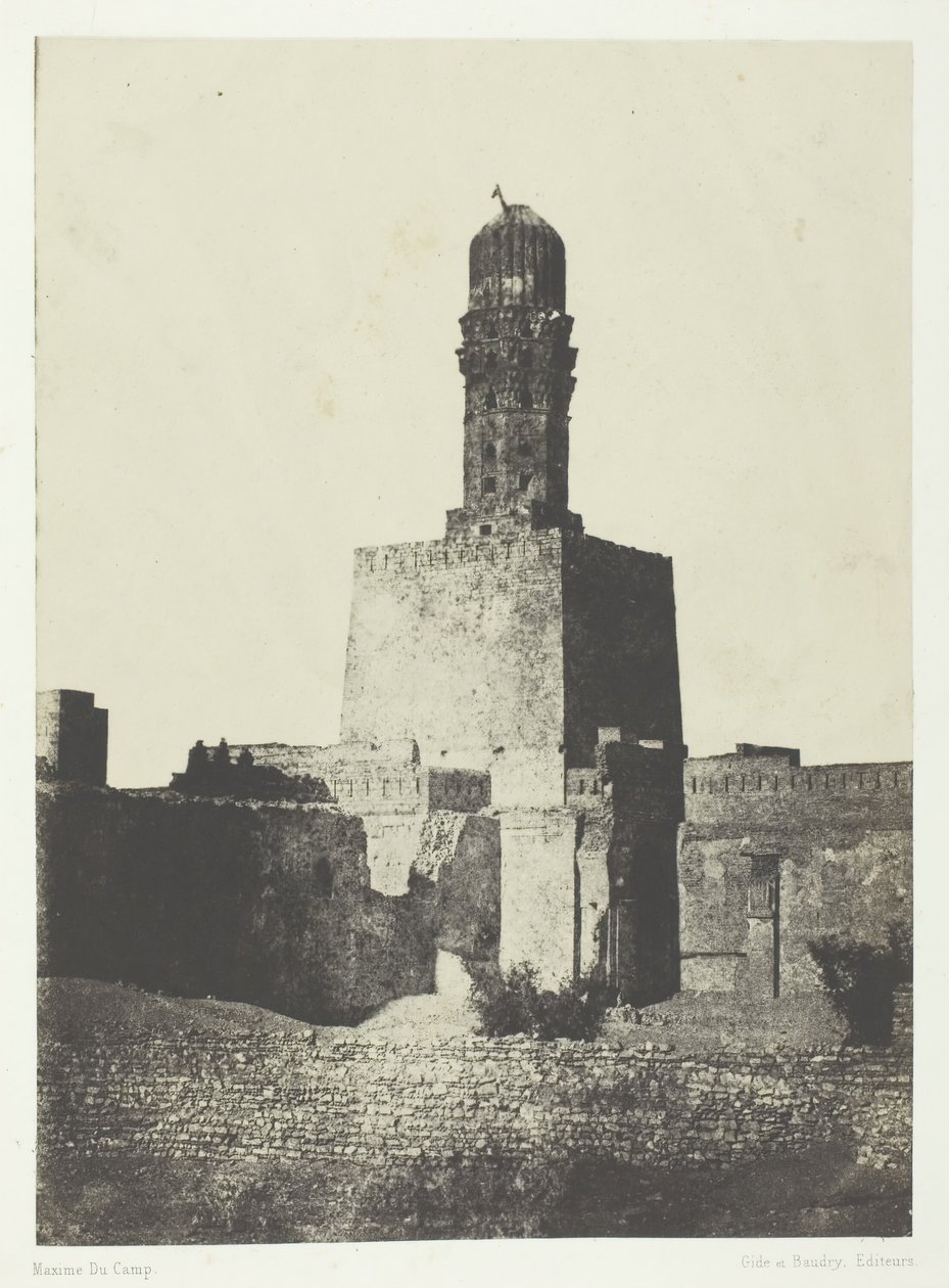 Mesquita do Khalifa Haakem Biamrillah, Kairo, 184951, impresso em 1852. de Maxime Du Camp