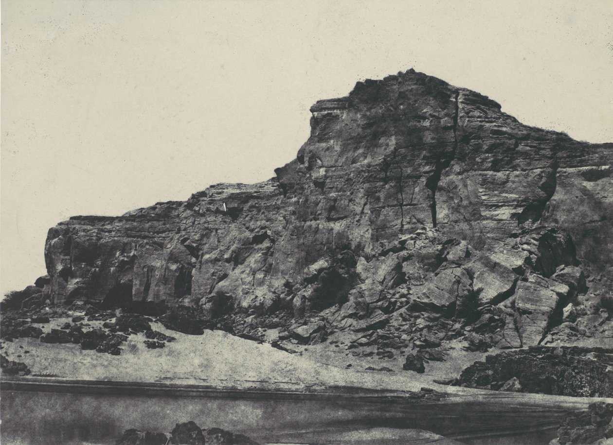 Núbia. Segunda Catarata. Dgebel-Abouoir, 1850. de Maxime Du Camp