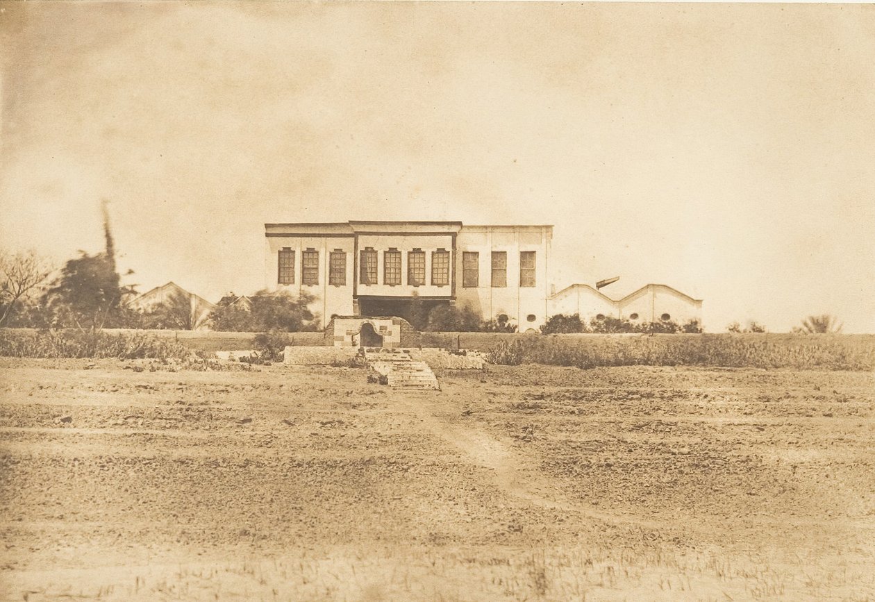 Palácio de Mehemet-Ali, em Esné, 1849-50. de Maxime Du Camp