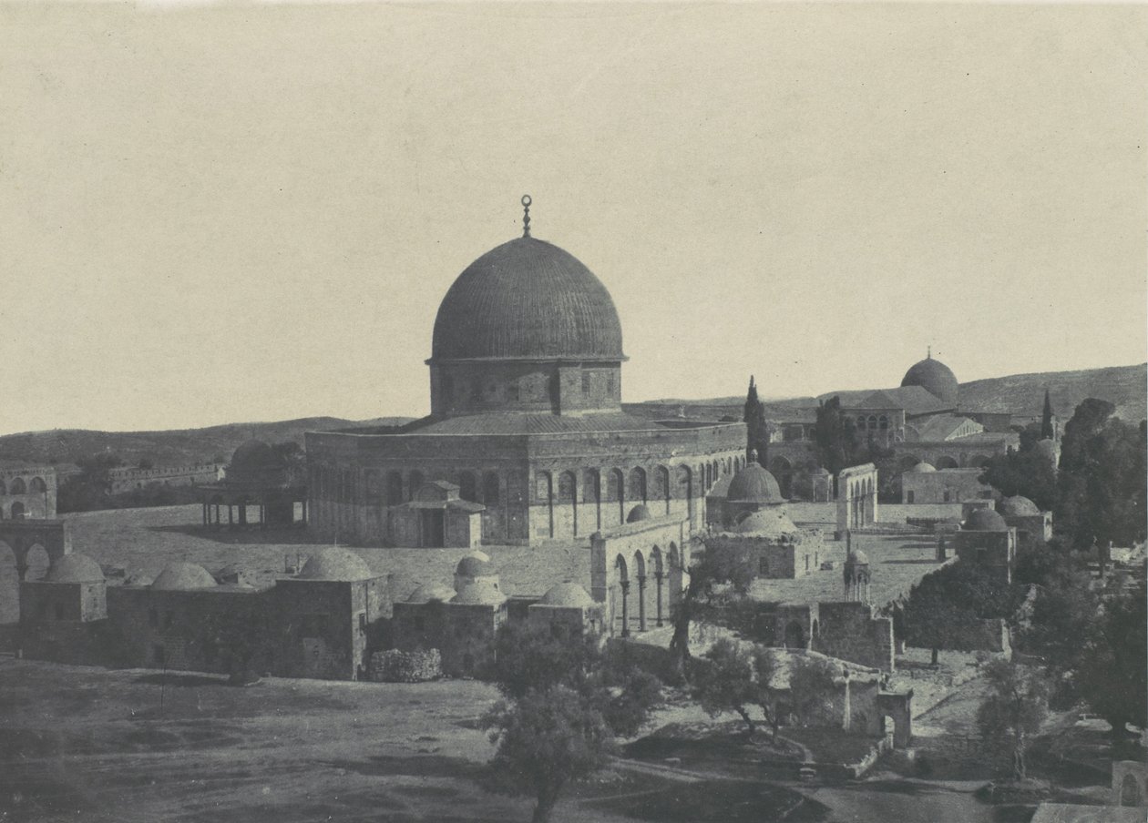 Palestina. Jerusalém. Mesquita de Omar, 1850. de Maxime Du Camp