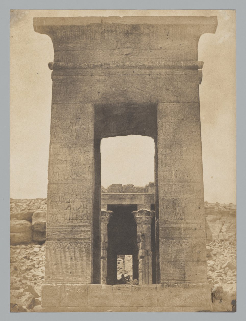 Propileu do templo de Dendur (Trópico de Câncer) de Maxime Du Camp