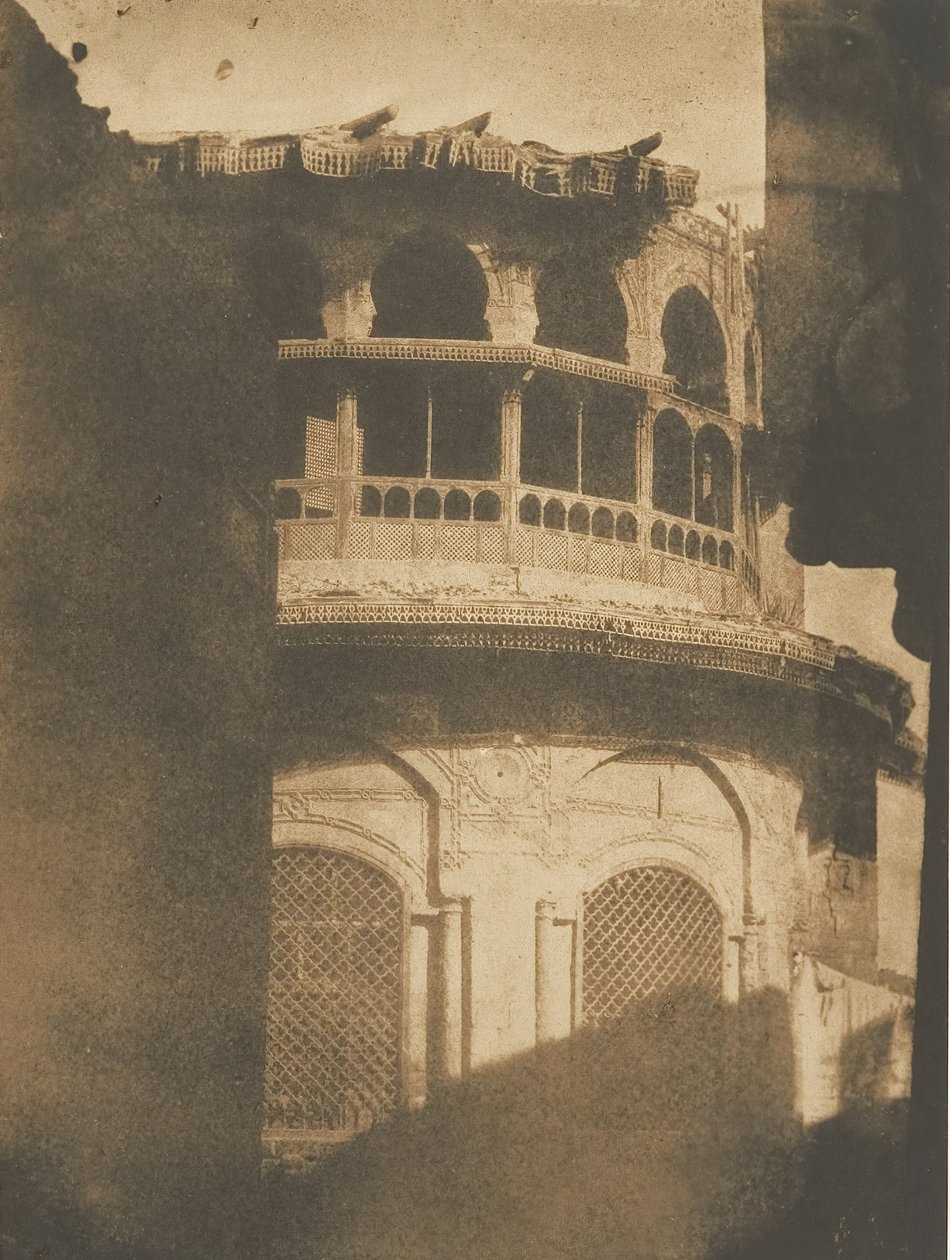 Sibila ou Fonte e Escola de Souk-el-asr, Cairo, dezembro de 1849 a janeiro de 1850. de Maxime Du Camp