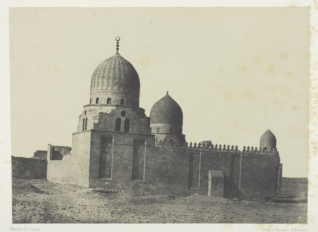 Túmulo dos sultões mamelucos, Cairo de Maxime Du Camp