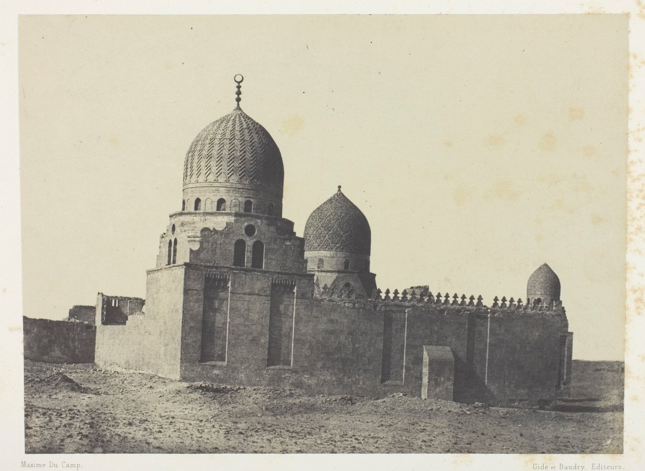 Túmulo dos sultões mamelucos, Cairo de Maxime Du Camp