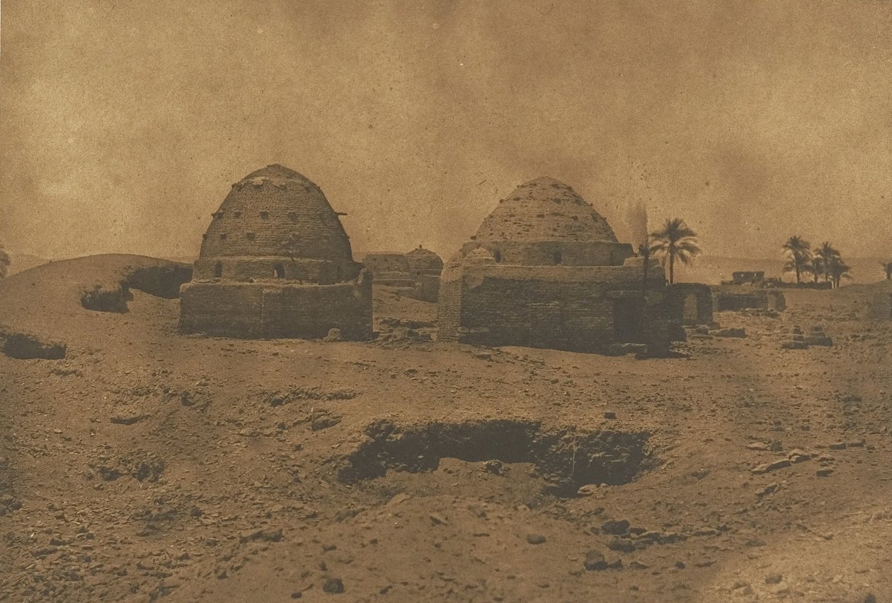 Tumbas muçulmanas em Herment, 1849-50. de Maxime Du Camp
