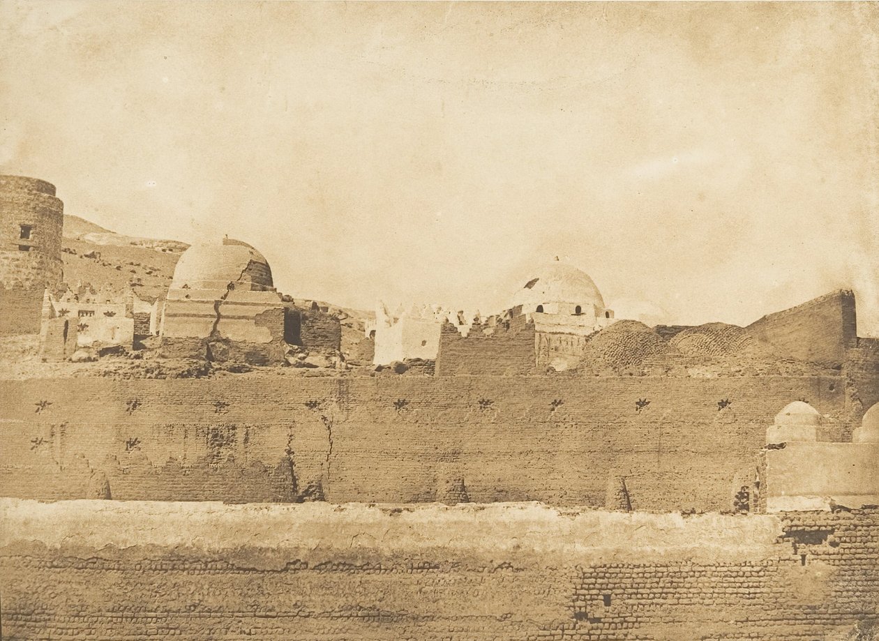 Túmulos muçulmanos em Siut, 1849-50. de Maxime Du Camp