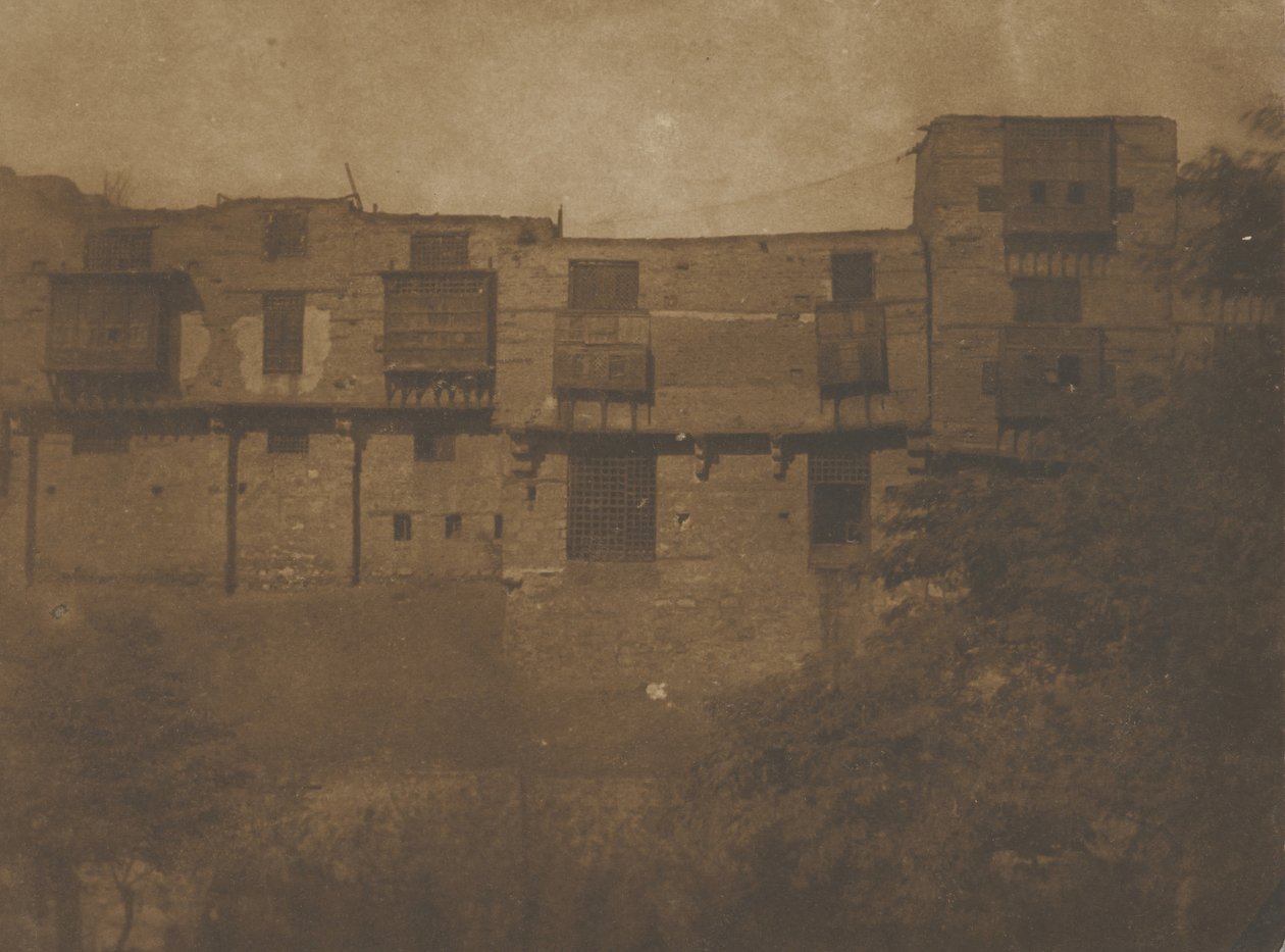 [Vista do Egipto], 1849-51. de Maxime Du Camp