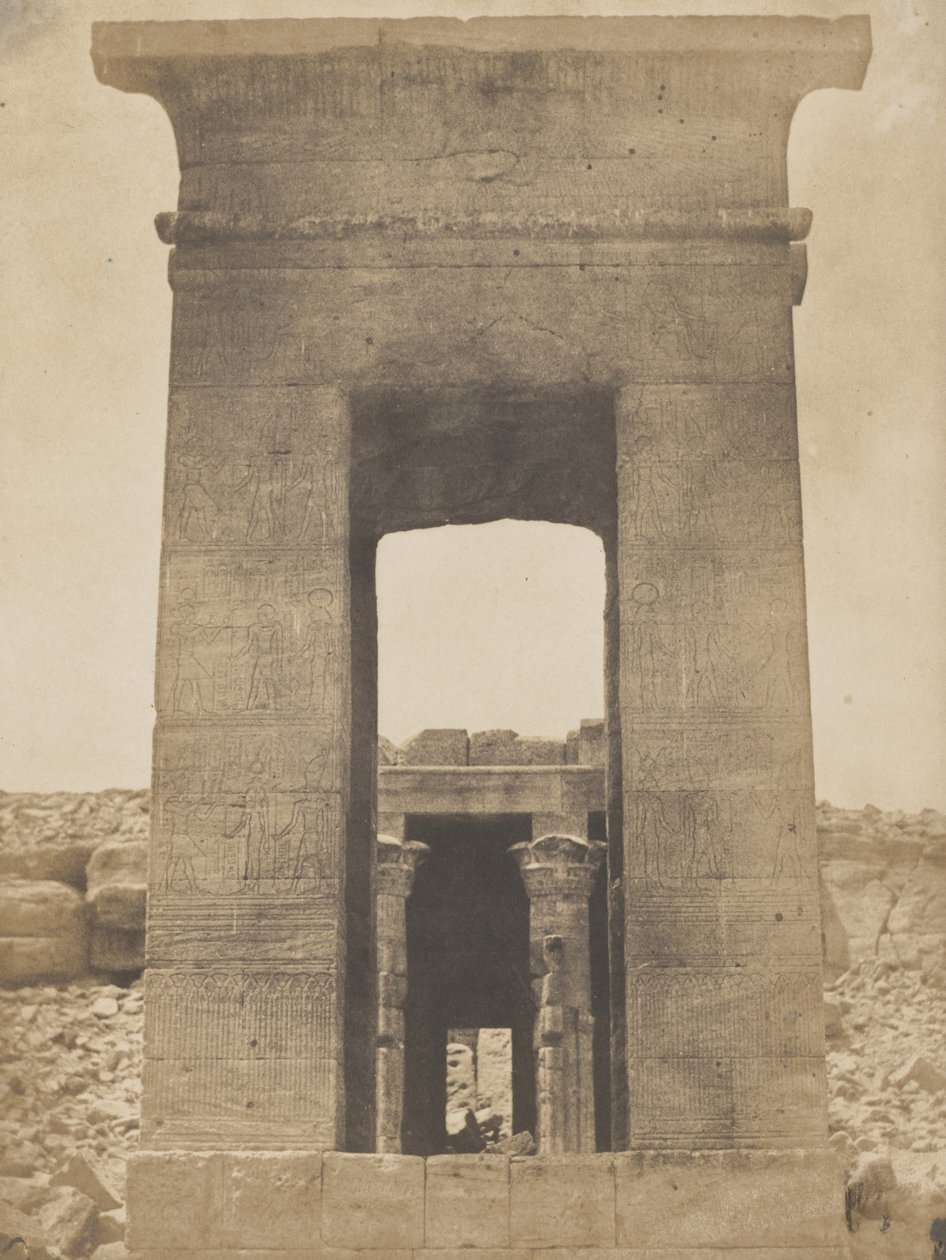 [Vista do Egipto], 1849-51. de Maxime Du Camp