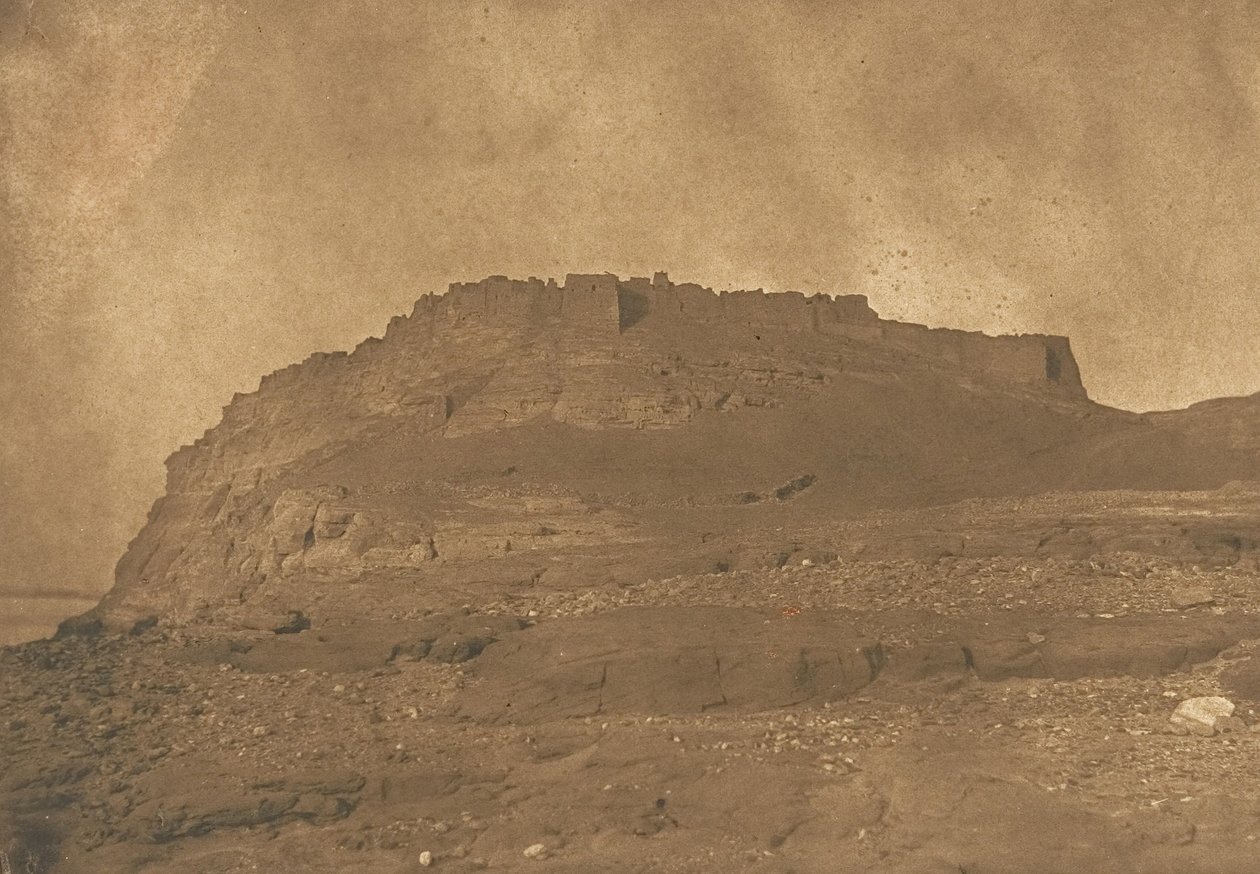 Vista da Fortaleza de Ibrym, 31 de Março de 1850. de Maxime Du Camp
