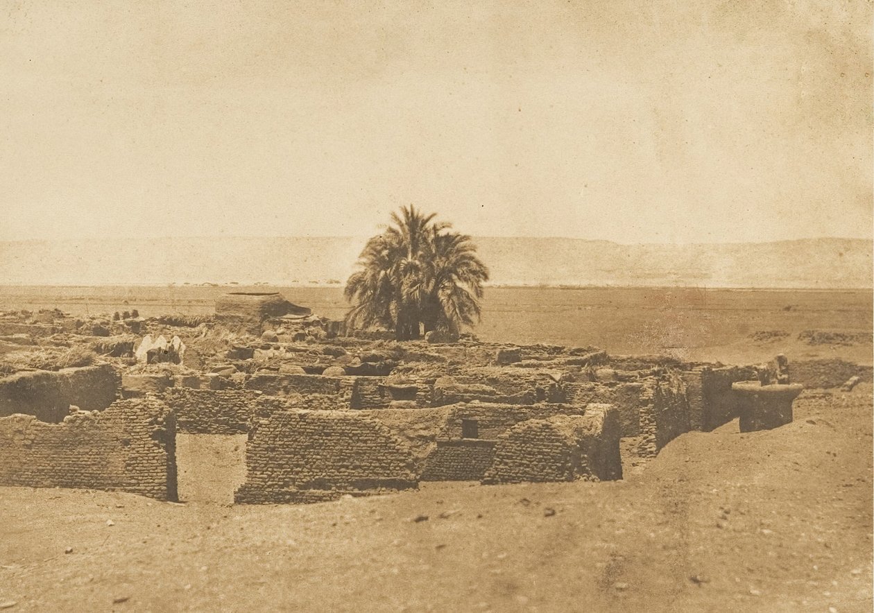 Vista da Aldeia de Herment, 1849-50. de Maxime Du Camp