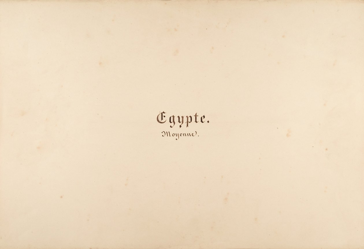 Egipto, Núbia, Síria: Paisagens e Monumentos, 1849-50. de Maxime Du Camp
