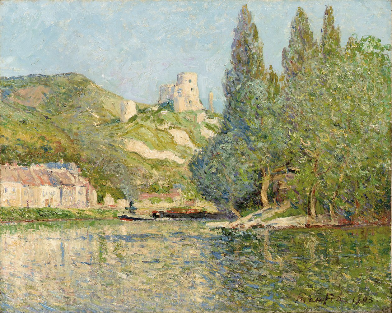 Chateau-Gaillard, Normandia, 1903 de Maxime Emile Louis Maufra