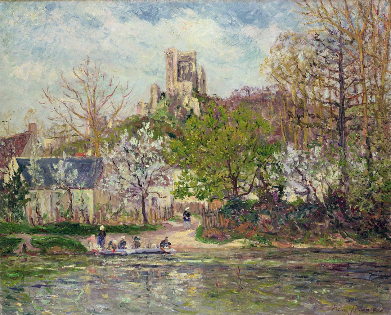 A primavera em Lavardin (Touraine) de Maxime Emile Louis Maufra