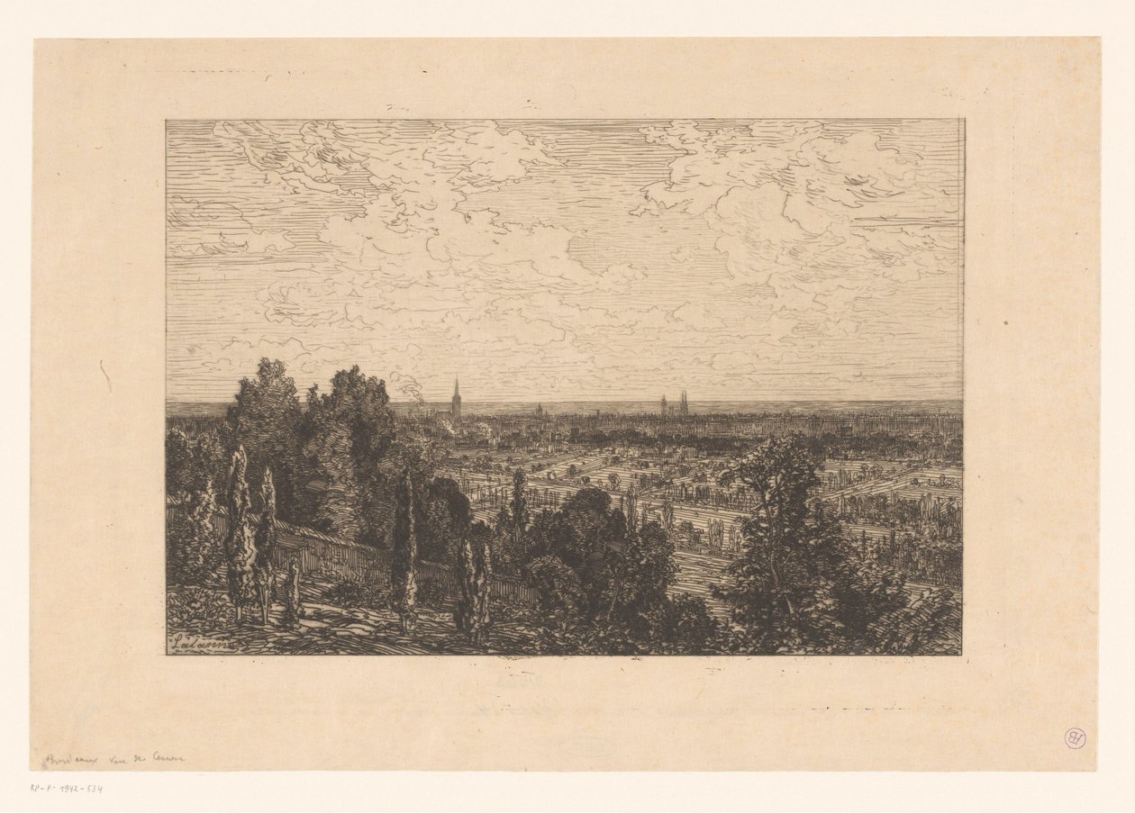 Vista do Cenon
Bordeaux Vue de Cenon de Maxime François Antoine Lalanne