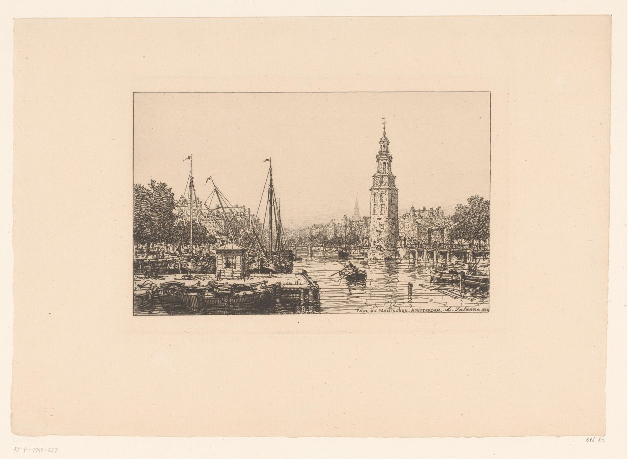 Vista da torre Montalban em Amesterdão
Tour de Montalban Amsterdão de Maxime François Antoine Lalanne