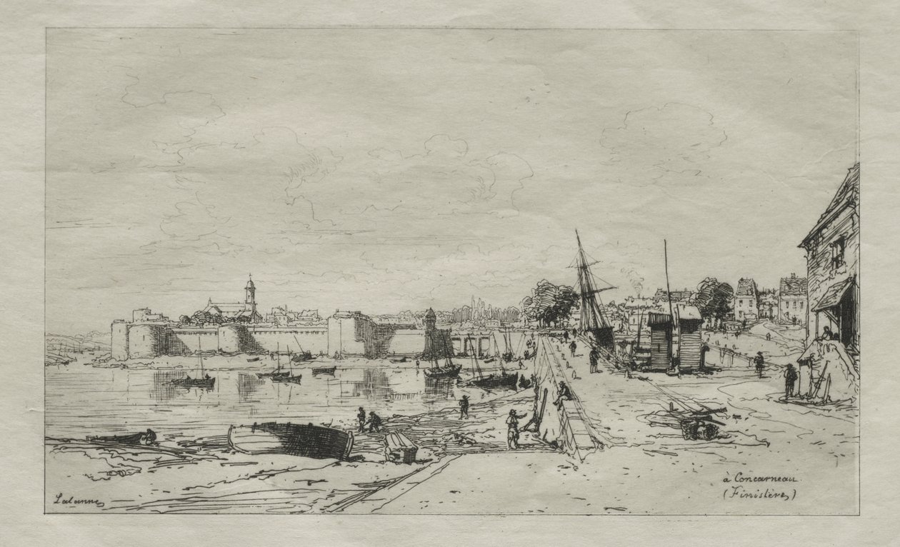 Em Concarneau (Finistère) de Maxime Lalanne