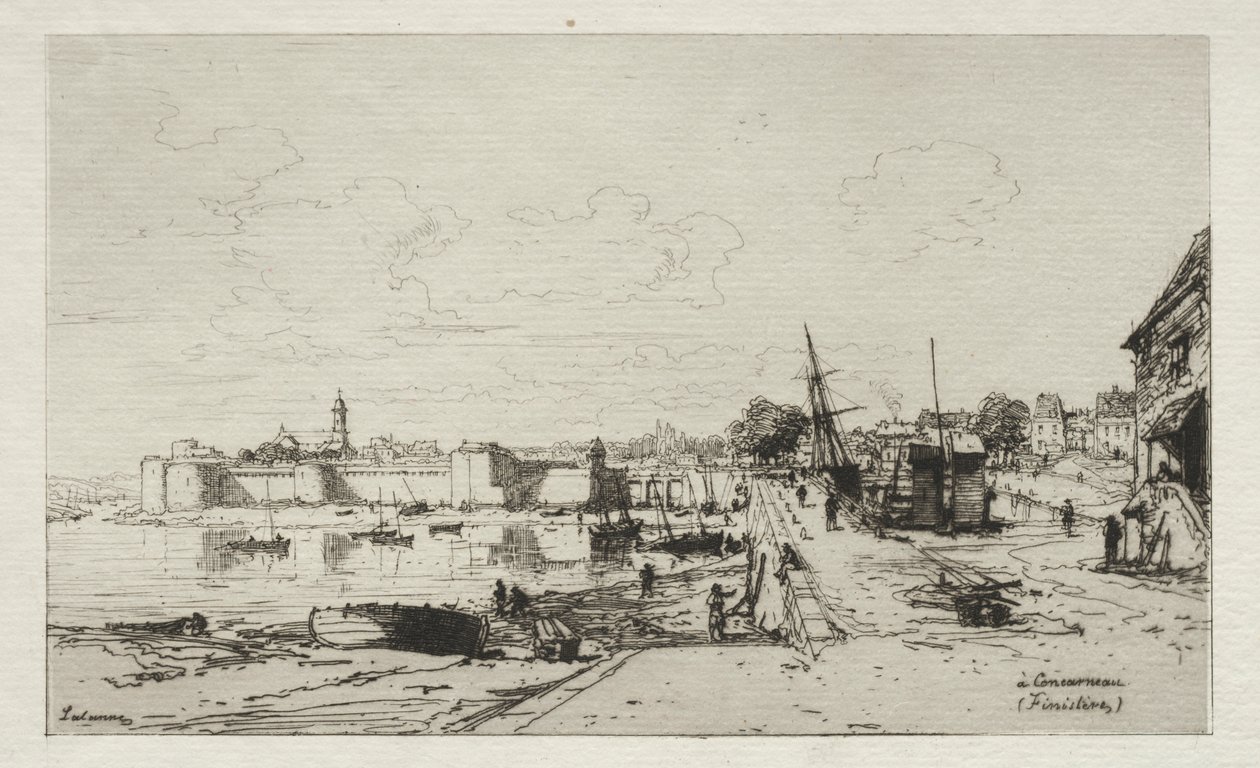 Em Concarneau. de Maxime Lalanne