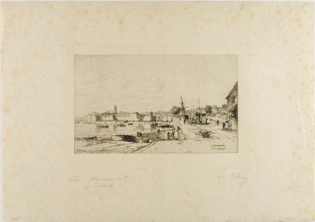 Em Concarneau, Finistère de Maxime Lalanne