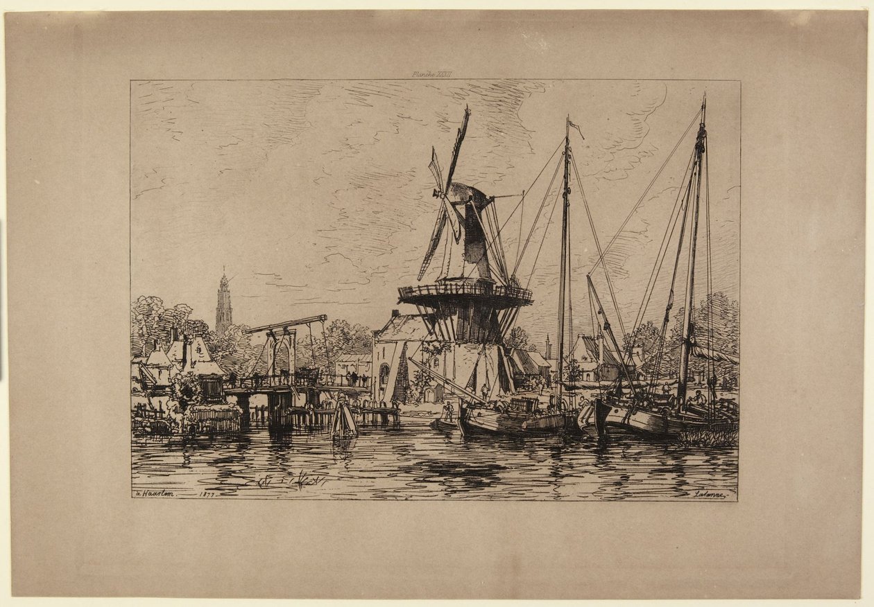 Em Haarlem - 1877 de Maxime Lalanne