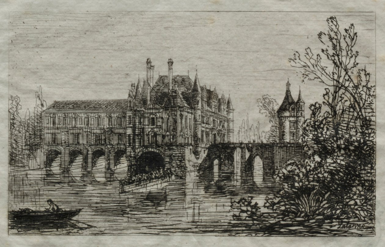 Castelo de Chenonceau. de Maxime Lalanne