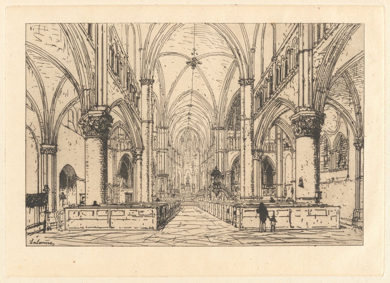 Interior de igreja de Maxime Lalanne