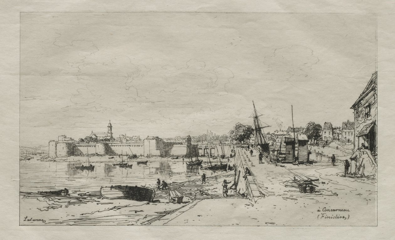 Em Concarneau (Finistère) de Maxime Lalanne