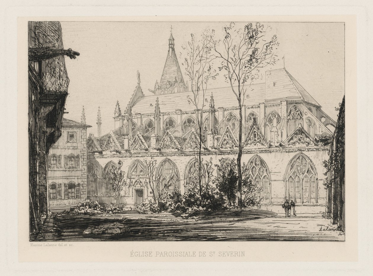 Igreja paroquial de São Séverin de Maxime Lalanne