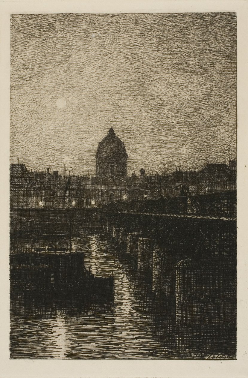 A ponte das artes de Maxime Lalanne